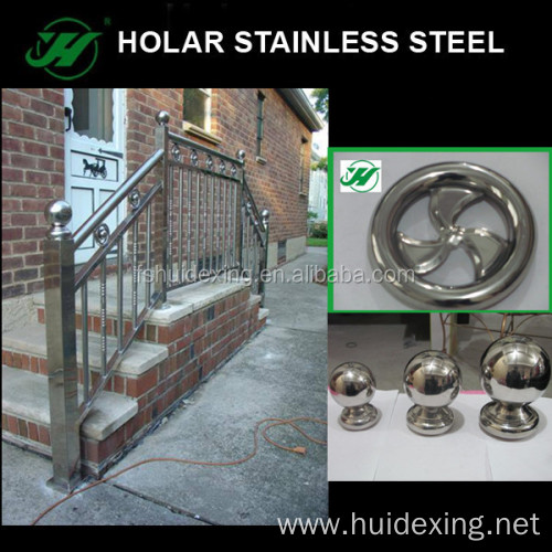 Stainless steel railing and gate